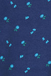 Zivame Silken Promises Woven Knee Length Nightdress - Blue Opal — thumbnail 7